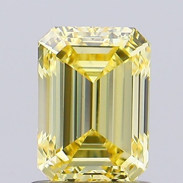 Loose Diamond - EMERALD 1.25ct Fancy Intense Yellow VS1 (1 of 1)