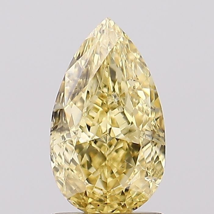 Loose Diamond - PEAR 1.05ct Fancy Intense Yellow SI1: Loose Diamond - PEAR 1.05ct Fancy Intense Yellow SI1 Source: This is a real non-mined Diamond that has been grown in a lab Shape: PEAR Carats: 1.05 Color: Fancy Intense Yellow Certification: IGI