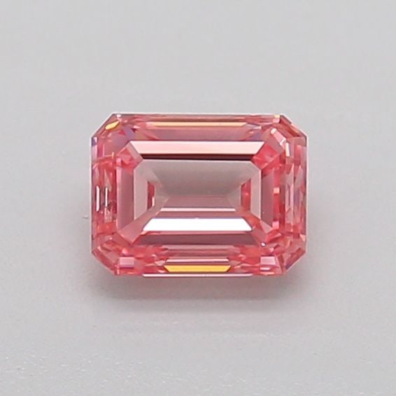 Loose Diamond - EMERALD 0.51ct Fancy Vivid Pink VS2: Loose Diamond - EMERALD 0.51ct Fancy Vivid Pink VS2 Source: This is a real non-mined Diamond that has been grown in a lab Shape: EMERALD Carats: 0.51 Color: Fancy Vivid Pink Certification: IGI Video:
