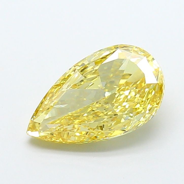 Loose Diamond - PEAR 3.52ct Fancy Intense Yellow VS1: Loose Diamond - PEAR 3.52ct Fancy Intense Yellow VS1 Source: This is a real non-mined Diamond that has been grown in a lab Shape: PEAR Carats: 3.52 Color: Fancy Intense Yellow Certification: IGI