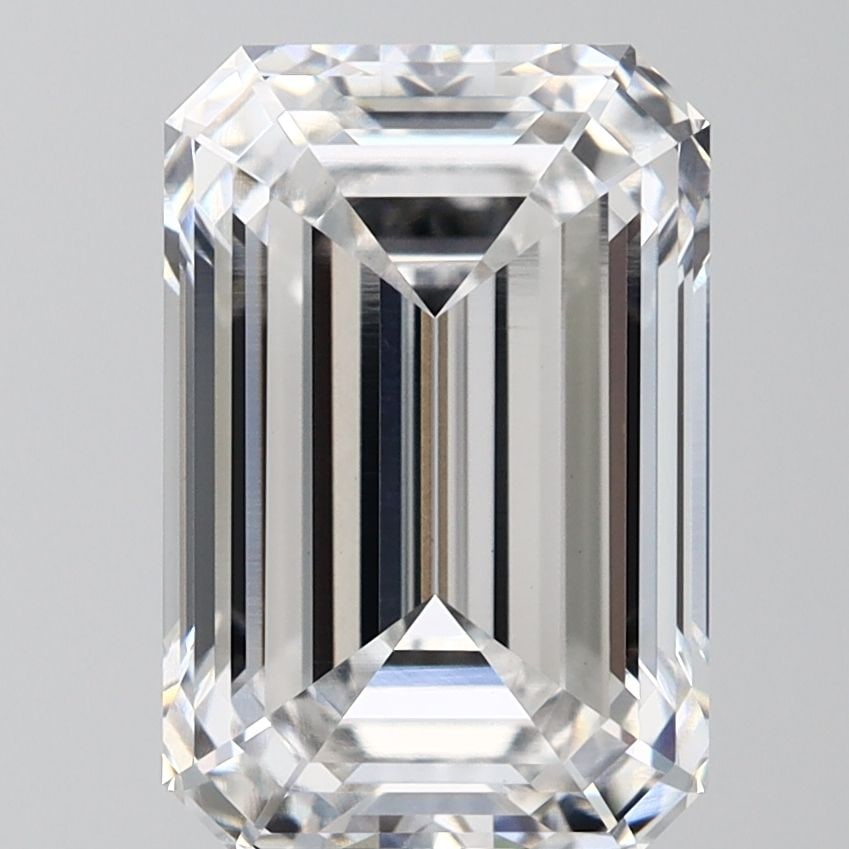 Loose Diamond - EMERALD 5.09ct E VVS2: Loose Diamond - EMERALD 5.09ct E VVS2 Source: This is a real non-mined Diamond that has been grown in a lab Shape: EMERALD Carats: 5.09 Color: E Clarity: VVS2 Certification: IGI Video: