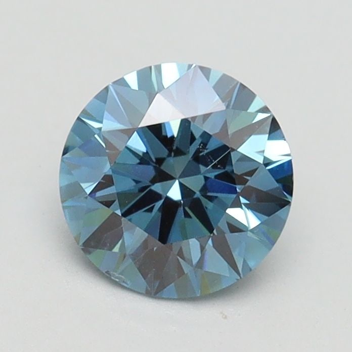 Loose Diamond - ROUND 0.9ct Fancy Vivid Blue SI1: Loose Diamond - ROUND 0.9ct Fancy Vivid Blue SI1 Source: This is a real non-mined Diamond that has been grown in a lab Shape: ROUND Carats: 0.9 Color: Fancy Vivid Blue Certification: IGI Video: Video