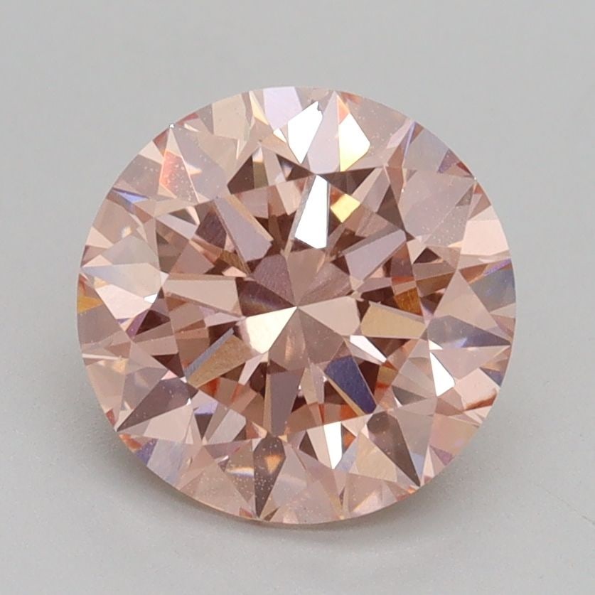 Loose Diamond - ROUND 2.13ct Fancy Intense Pink VS2: Loose Diamond - ROUND 2.13ct Fancy Intense Pink VS2 Source: This is a real non-mined Diamond that has been grown in a lab Shape: ROUND Carats: 2.13 Color: Fancy Intense Pink Certification: IGI Video: