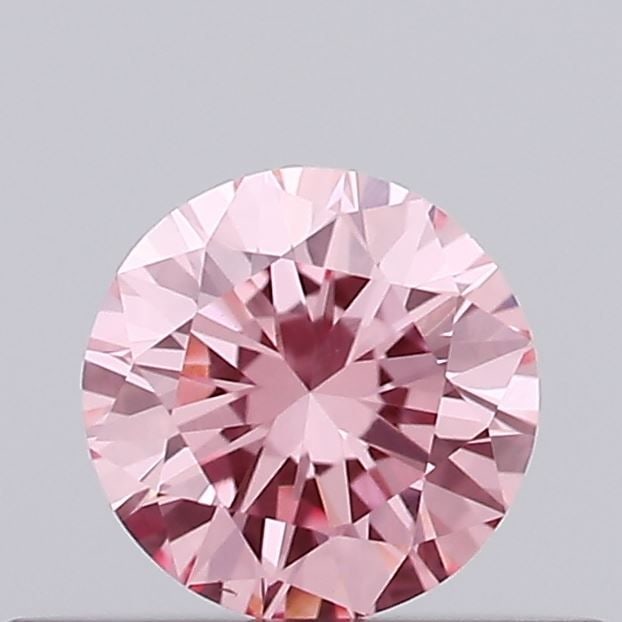 Loose Diamond - ROUND 0.26ct Fancy Intense Pink VVS2: Loose Diamond - ROUND 0.26ct Fancy Intense Pink VVS2 Source: This is a real non-mined Diamond that has been grown in a lab Shape: ROUND Carats: 0.26 Color: Fancy Intense Pink Certification: NONE