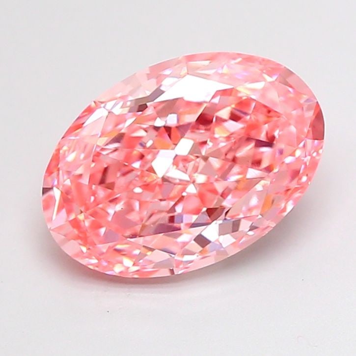 Loose Diamond - OVAL 2.73ct Fancy Vivid Pink VS1: Loose Diamond - OVAL 2.73ct Fancy Vivid Pink VS1 Source: This is a real non-mined Diamond that has been grown in a lab Shape: OVAL Carats: 2.73 Color: Fancy Vivid Pink Certification: IGI Video: Video