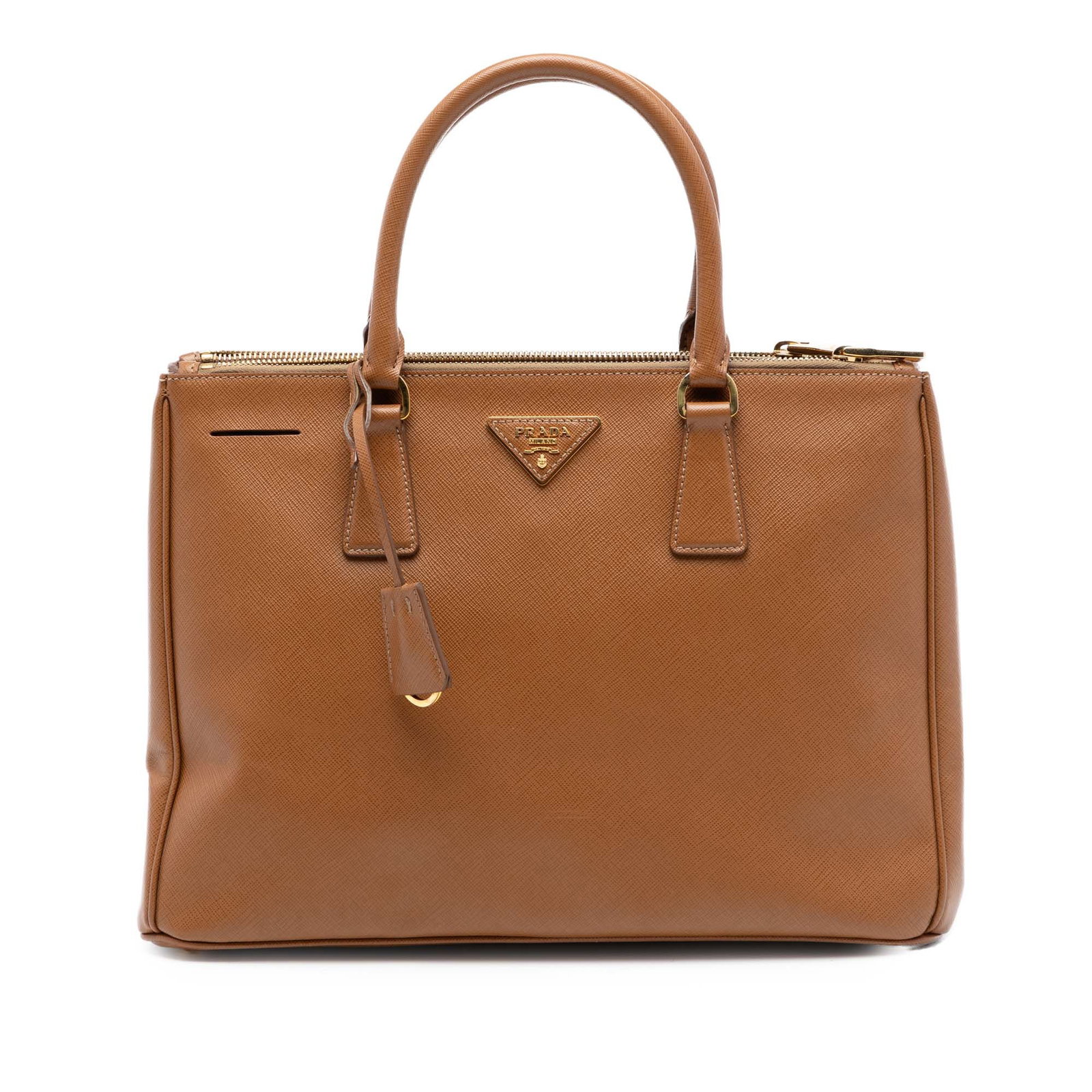 Prada Galleria leather tote with double zip and rolled handles (1 of 7)