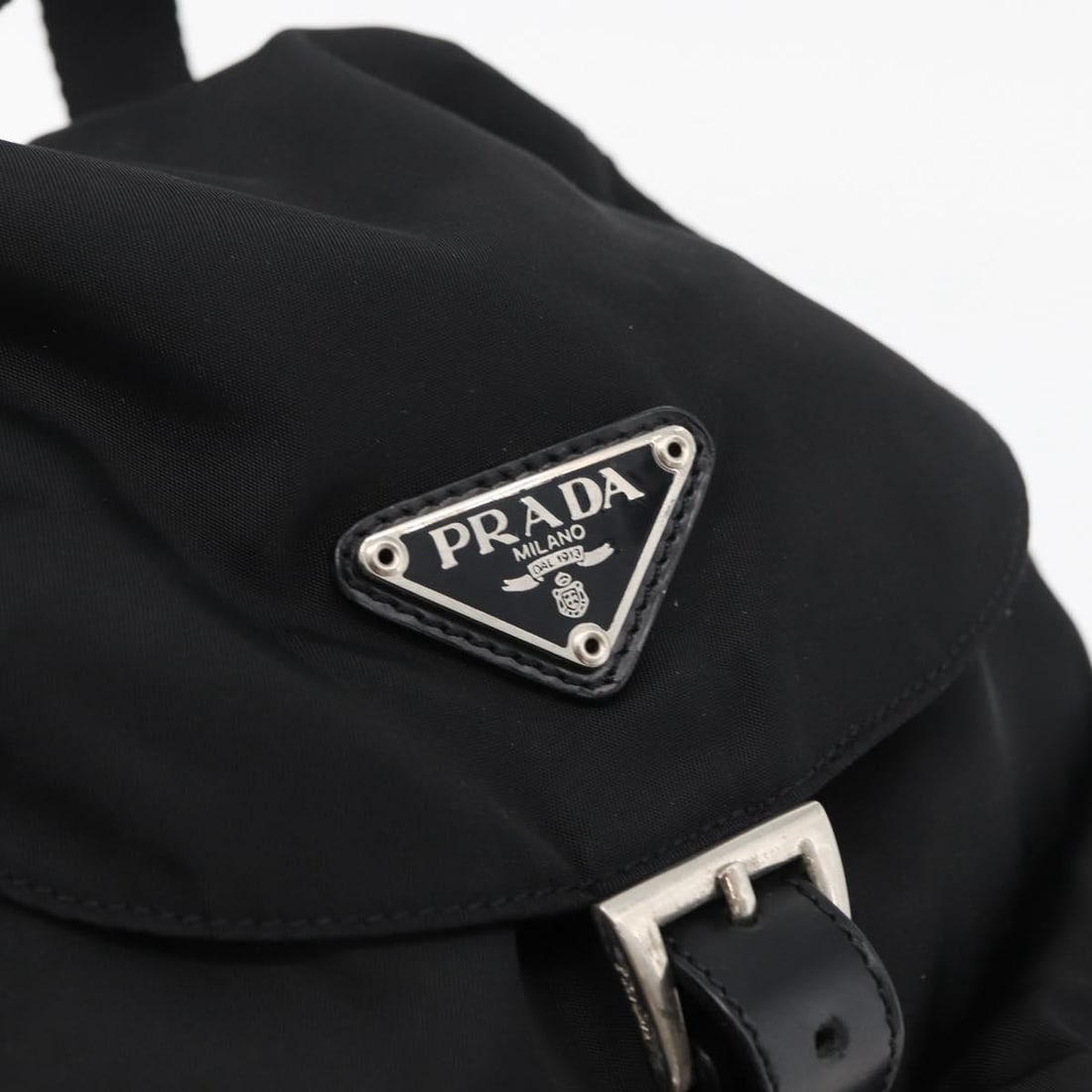 Prada Re-nylon black nylon backpack - 16