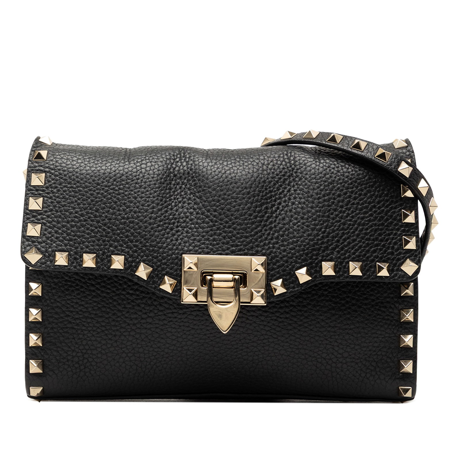 Valentino Rockstud leather flap crossbody bag (1 of 8)