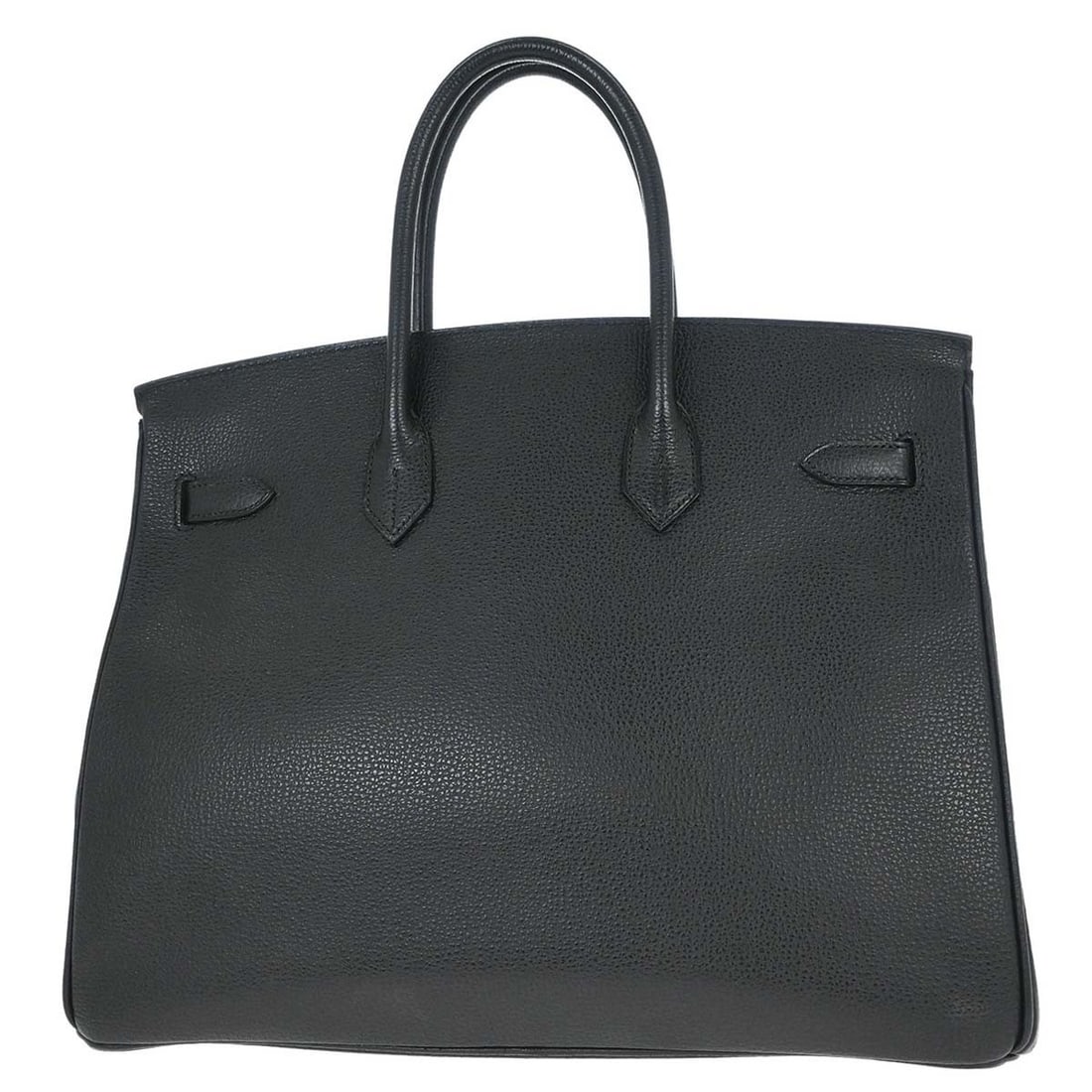 Hermes Birkin 35 Black Leather Top Handle Satchel - 2