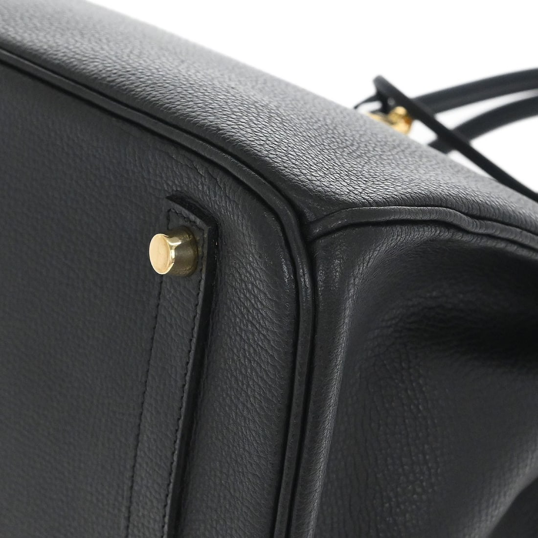 Hermes Birkin 35 Black Leather Top Handle Satchel - 6