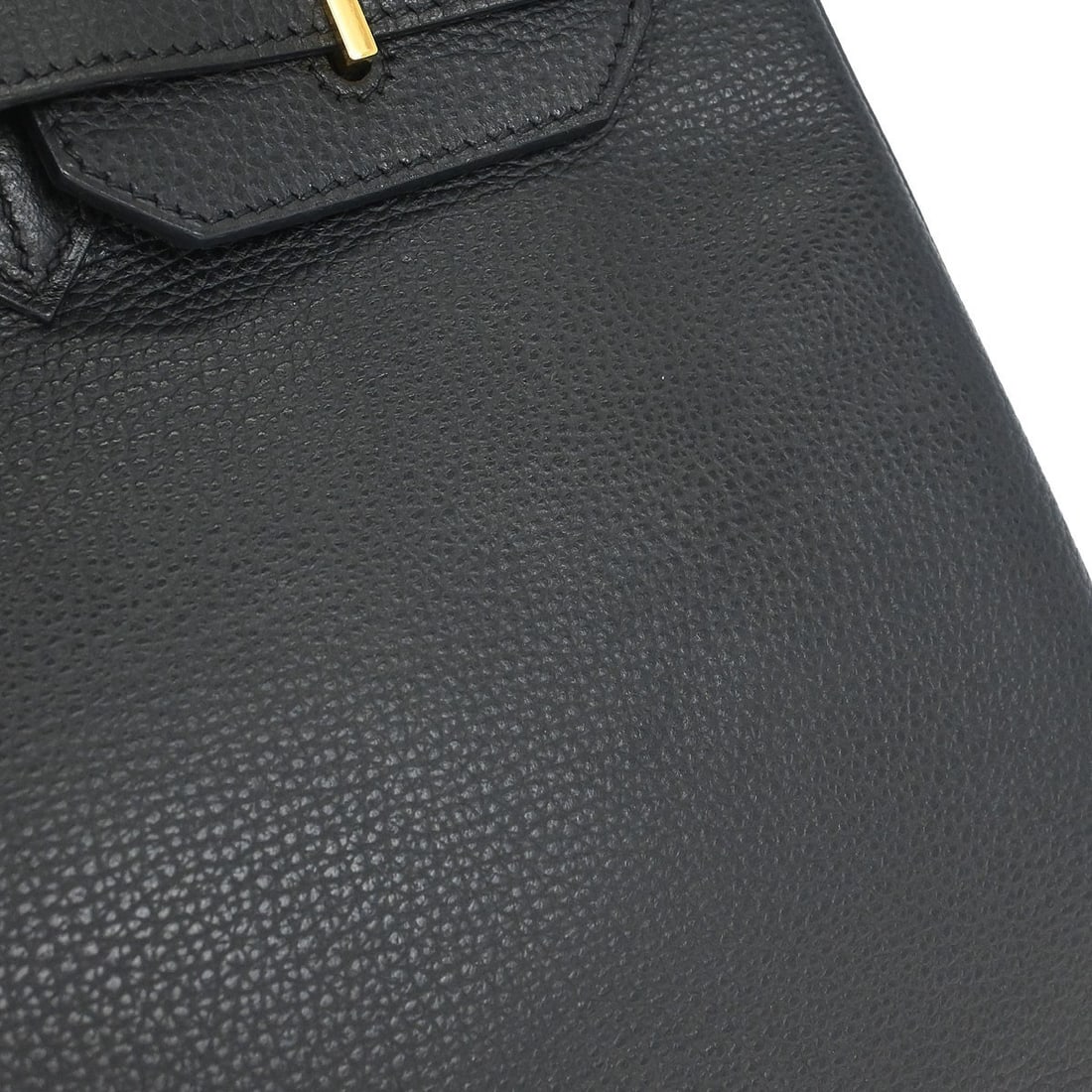 Hermes Birkin 35 Black Leather Top Handle Satchel - 9