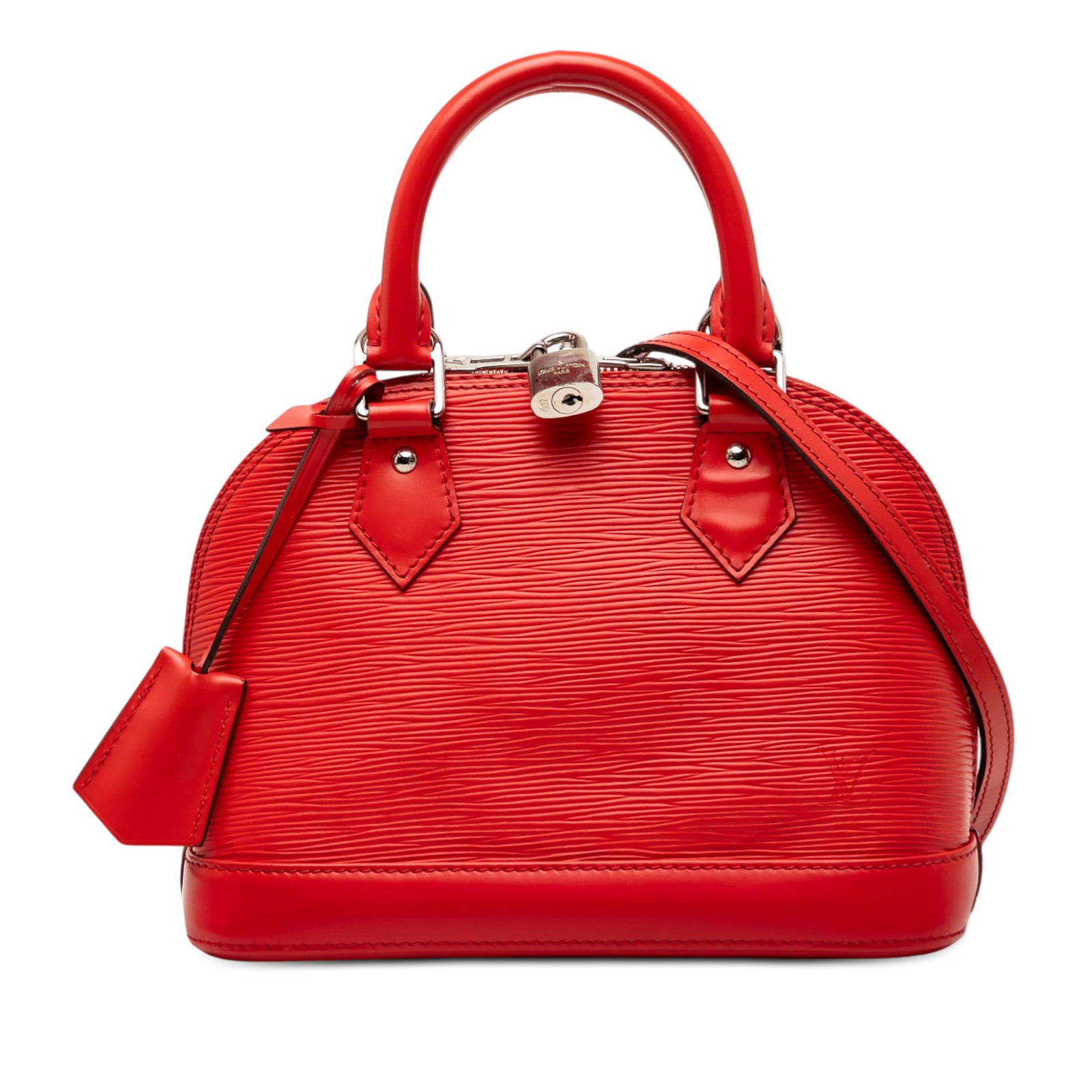 Louis Vuitton Alma BB red Epi leather bag (1 of 8)