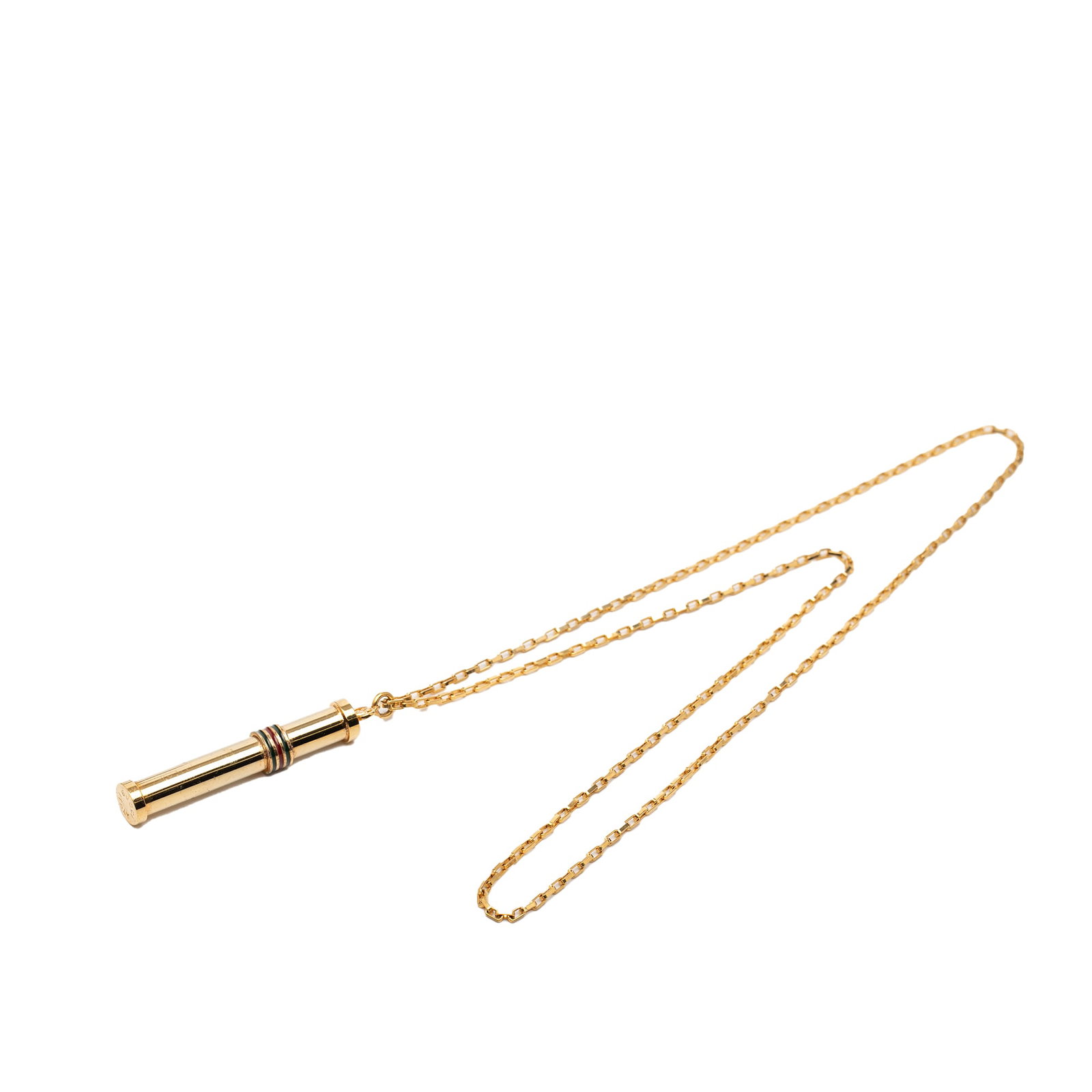 Gucci gold tone perfume bottle pendant necklace (1 of 5)