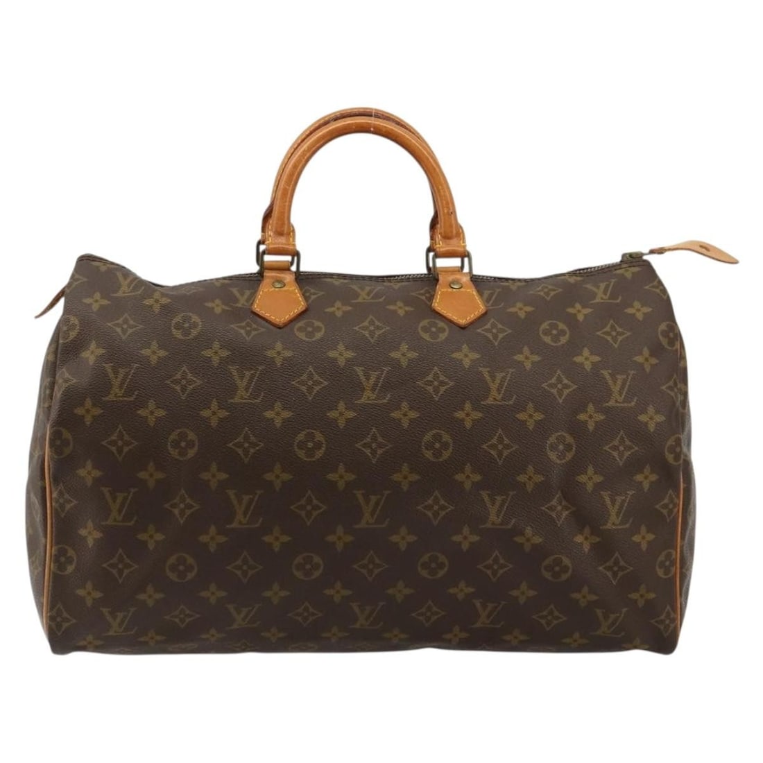 Louis Vuitton Speedy Brown Canvas Handbag 40cm x 25cm x 19cm: Louis Vuitton Speedy Brown Canvas Handbag 40cm x 25cm x 19cm This Louis Vuitton Speedy Handbag features the classic monogram canvas in brown, designed for women. Crafted in France, it offers a timeles