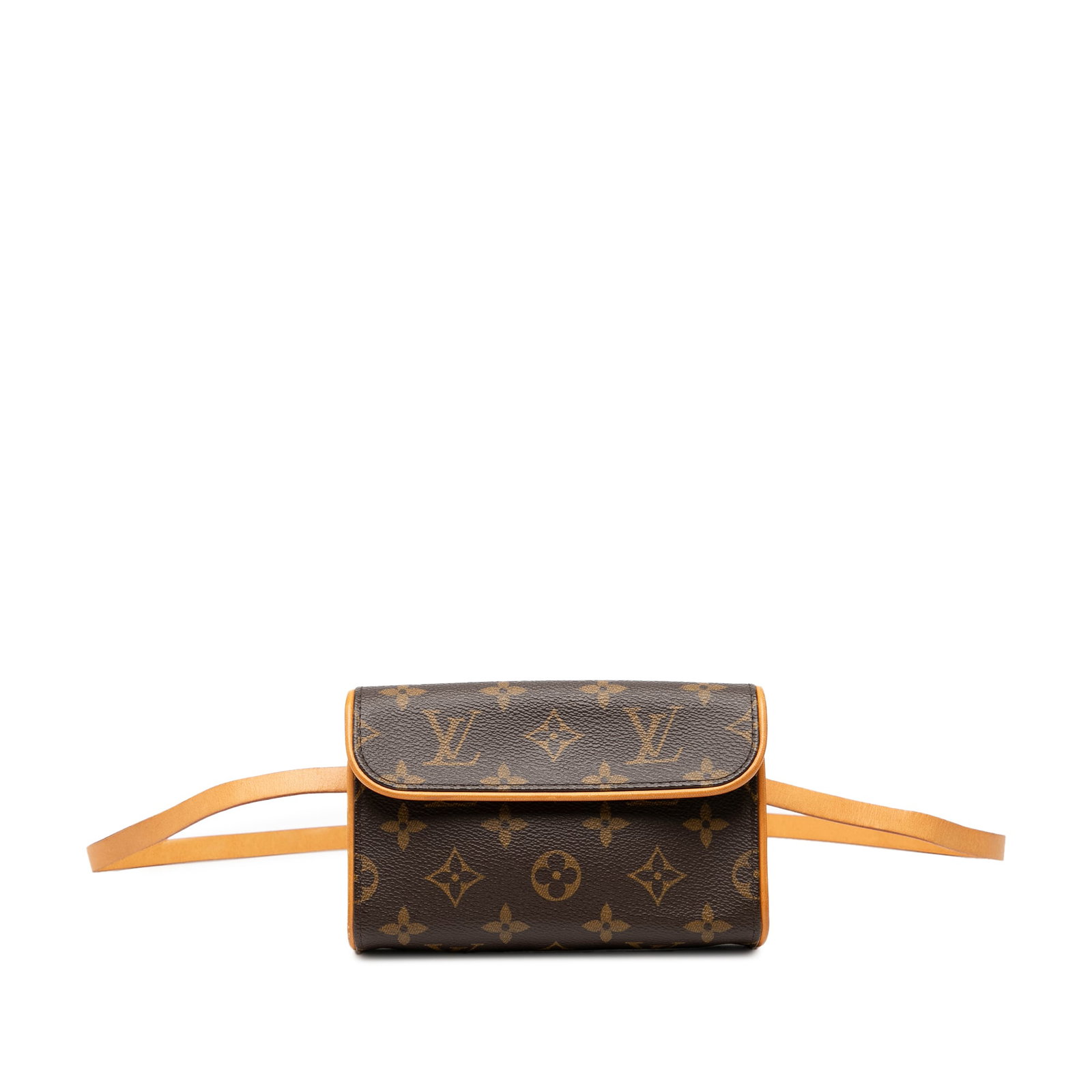 Louis Vuitton Monogram Canvas Pochette Florentine Bag with Detachable Belt Strap (1 of 8)