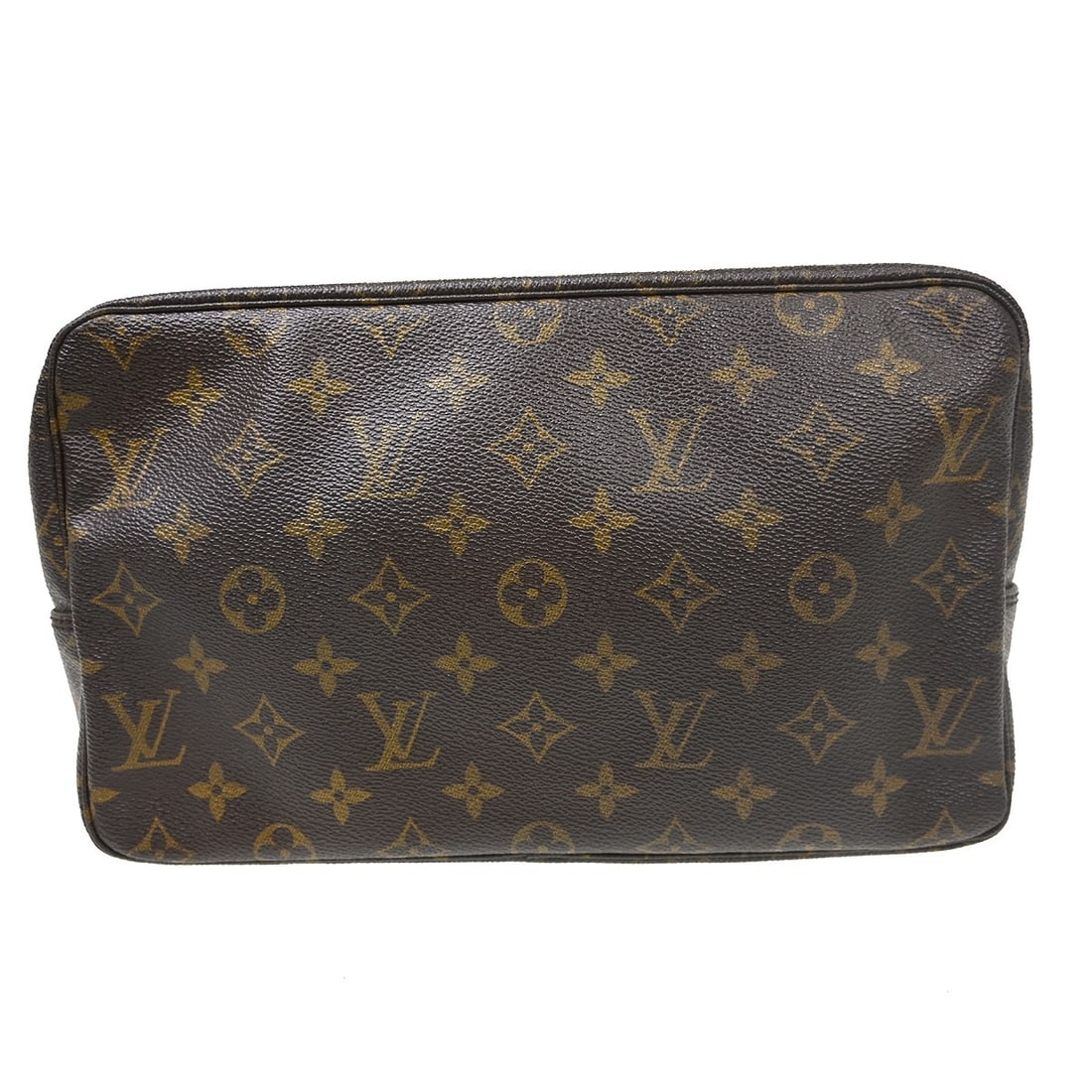 Louis Vuitton Monogram Cosmetic Pouch Trousse Toilette 28 M47522: Louis Vuitton Monogram Cosmetic Pouch Trousse Toilette 28 M47522 This vintage Louis Vuitton Trousse Toilette 28 cosmetic pouch features the iconic monogram canvas exterior with leather lining. It is d