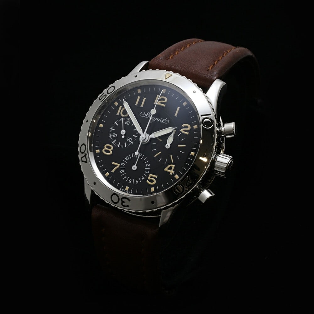 Breguet Aeronavale Flyback Chronograph Stainless Steel Automatic Men's Watch (1 of 8)
