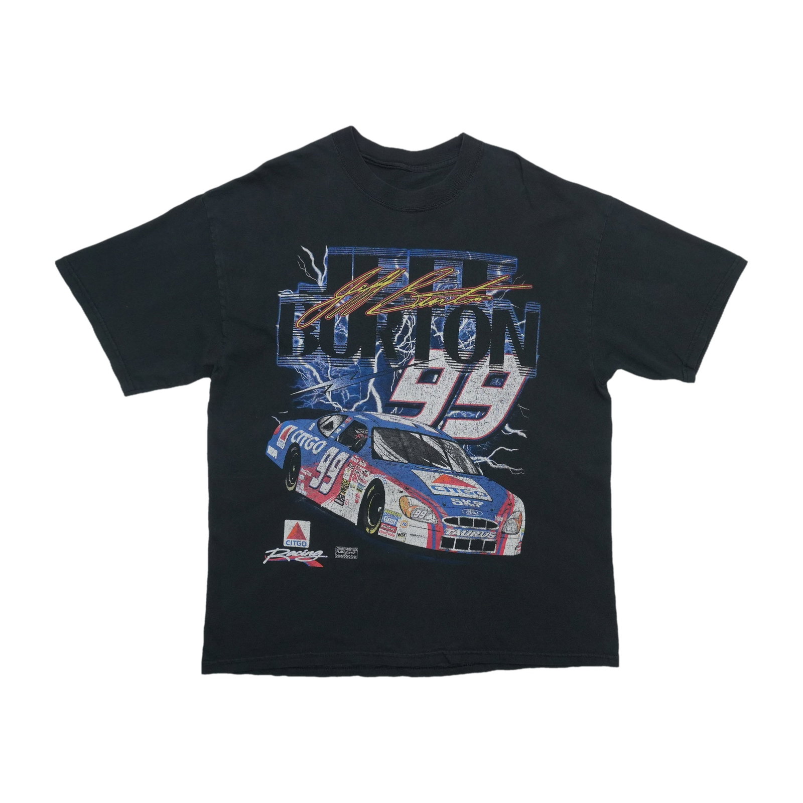 Vintage 1990s Jeff Burton Citgo NASCAR Cotton Shirt (1 of 5)