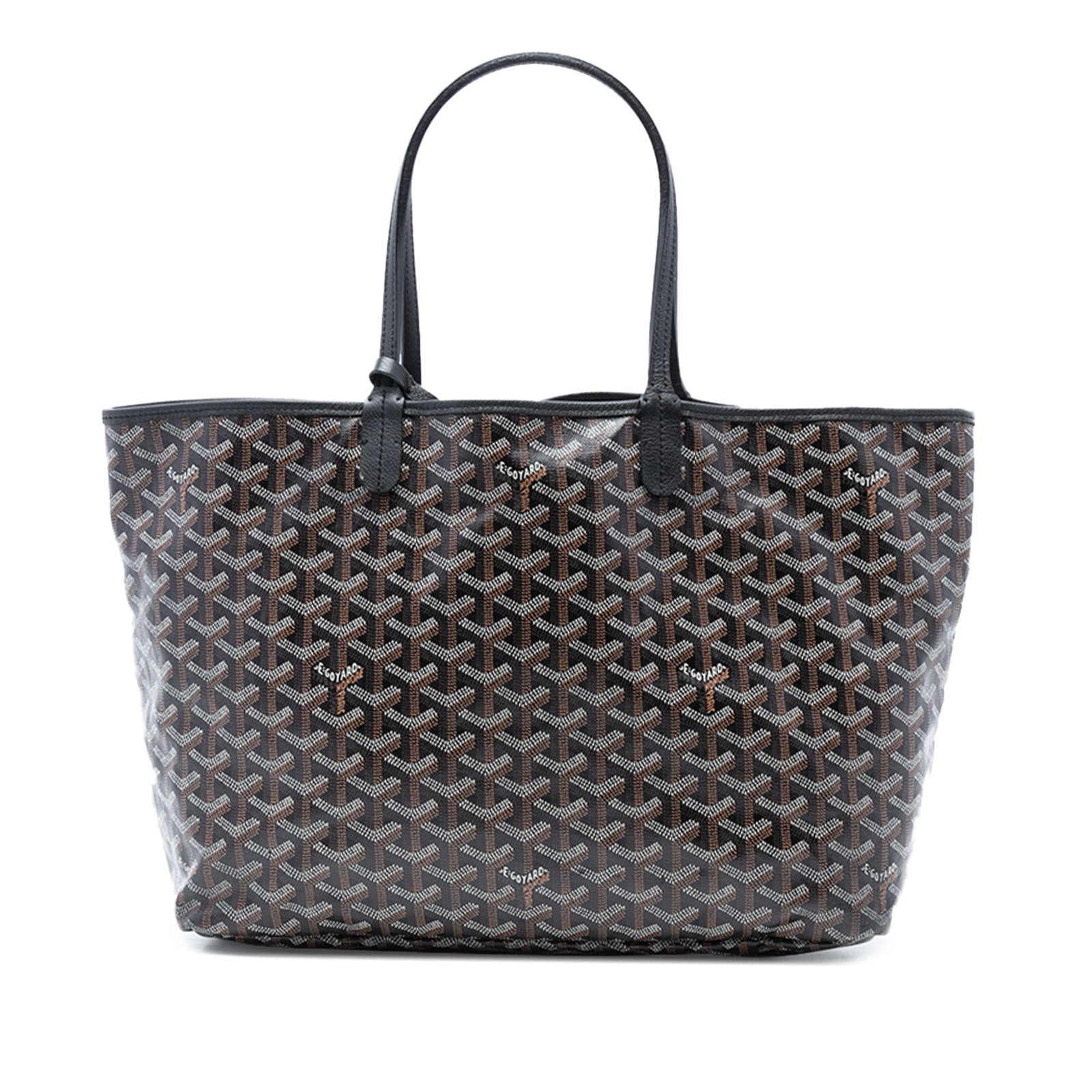 Goyard Saint Louis PM coated canvas tote with pouch (1 of 9)