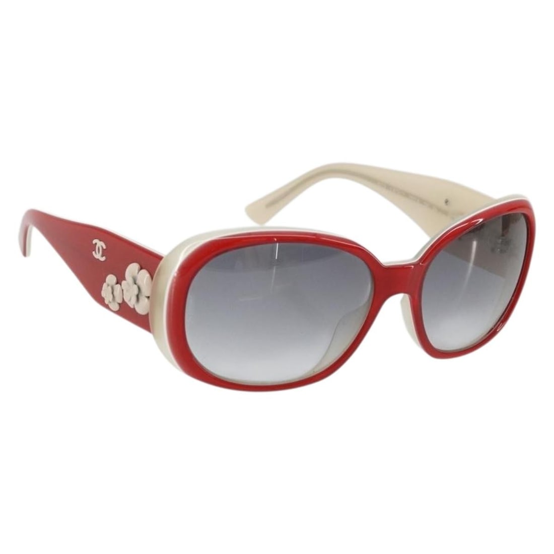 CHANEL 5113 Red Plastic Sunglasses with Case (1 of 14)