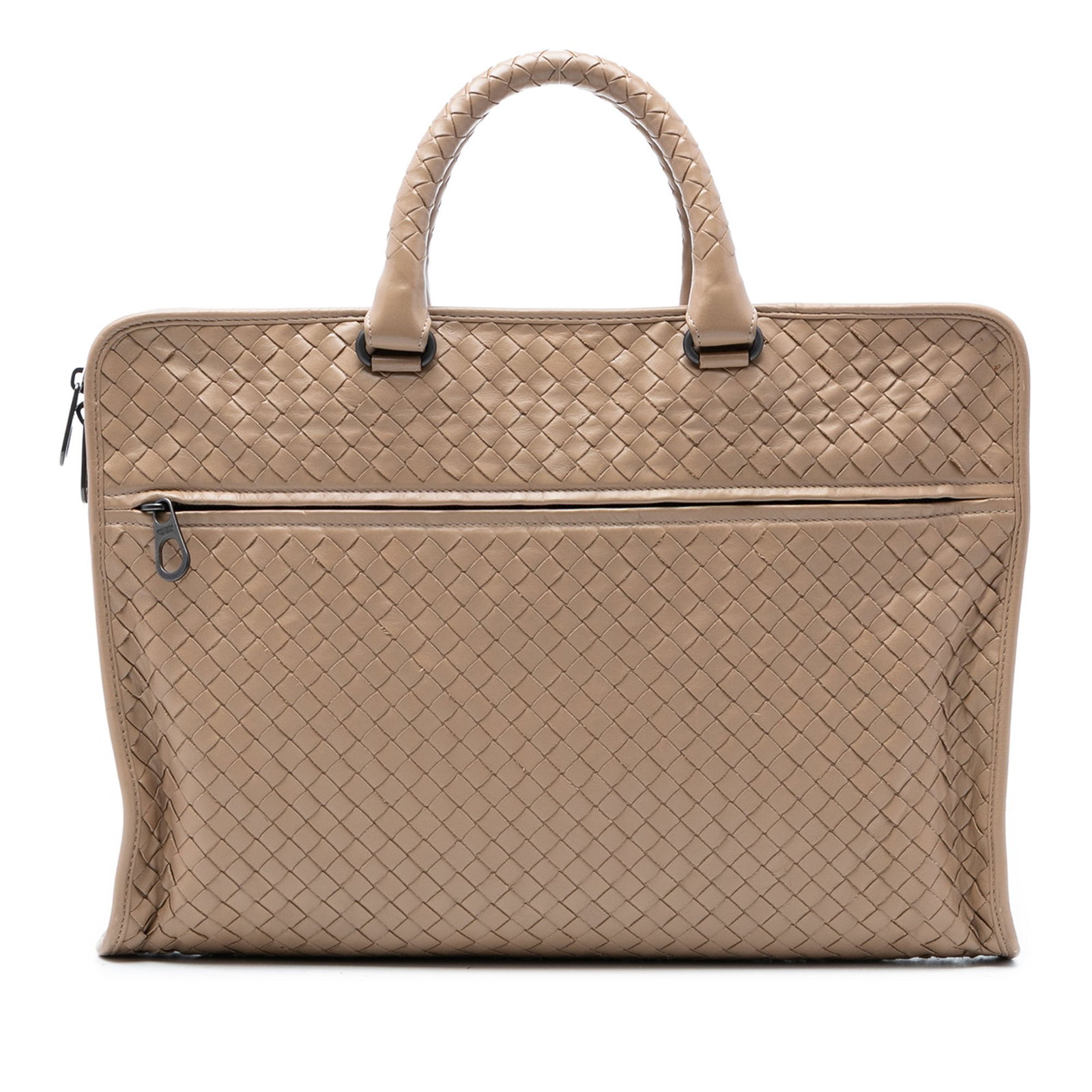 Bottega Veneta woven nappa leather business bag (1 of 7)
