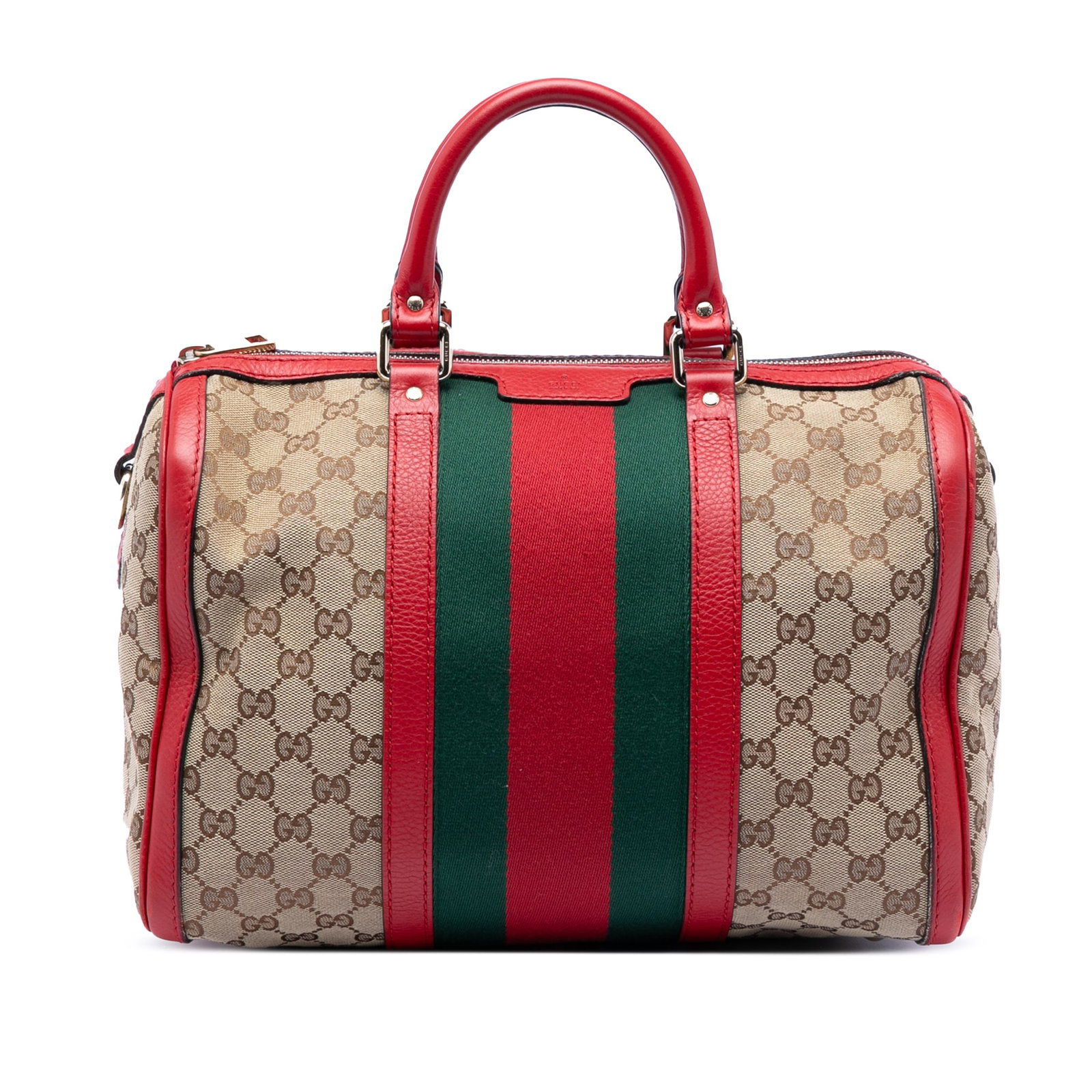 Gucci GG Canvas Joy Boston satchel with web detail (1 of 7)