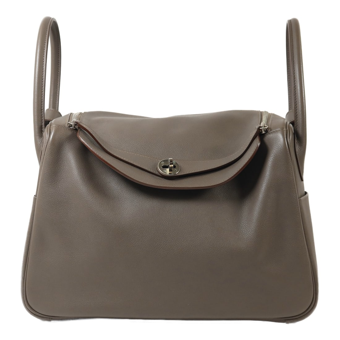 Hermes Lindy 34 Etain Evercolor Leather Shoulder Bag PHW (1 of 17)