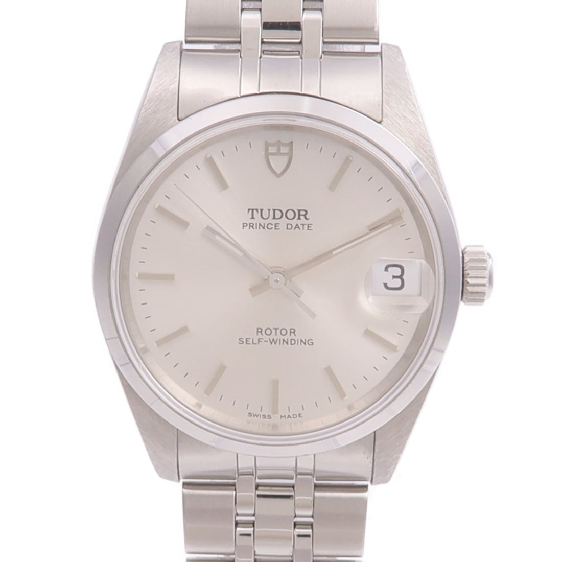 TUDOR Prince Date Automatic Silver Stainless Steel Wristwatch (1 of 15)