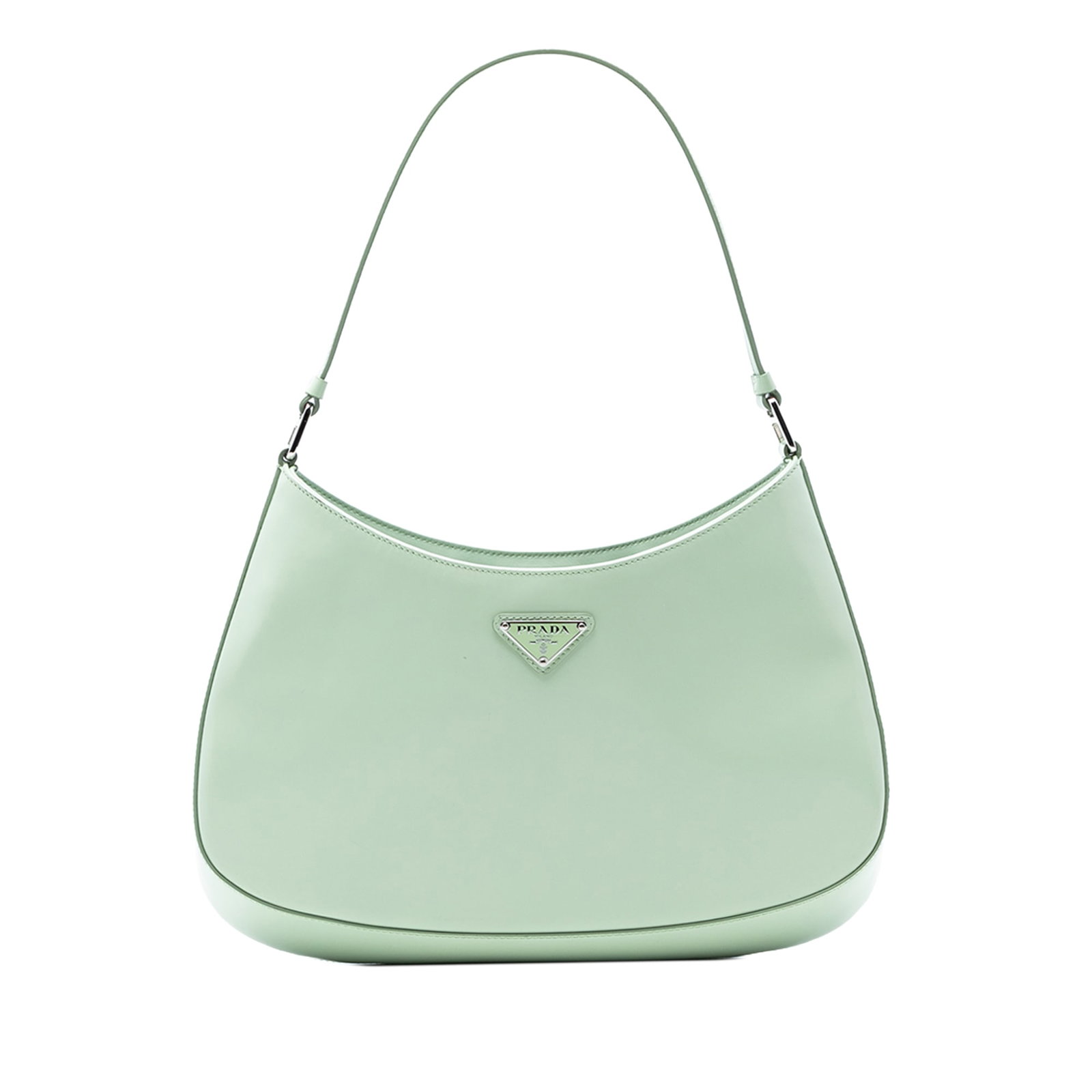 Prada Cleo Green Leather Shoulder Bag (1 of 6)