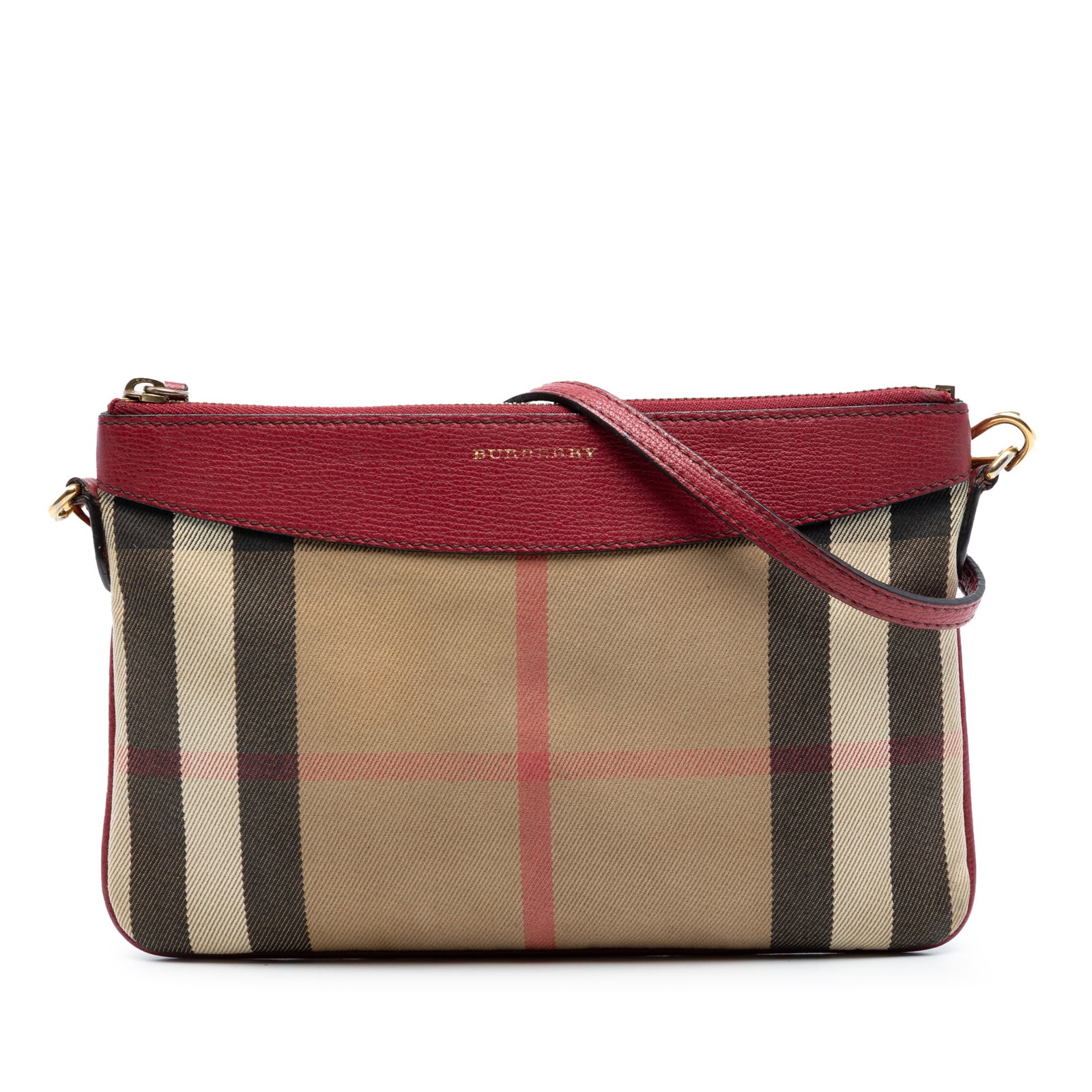 Burberry Peyton House Check canvas crossbody bag (1 of 7)