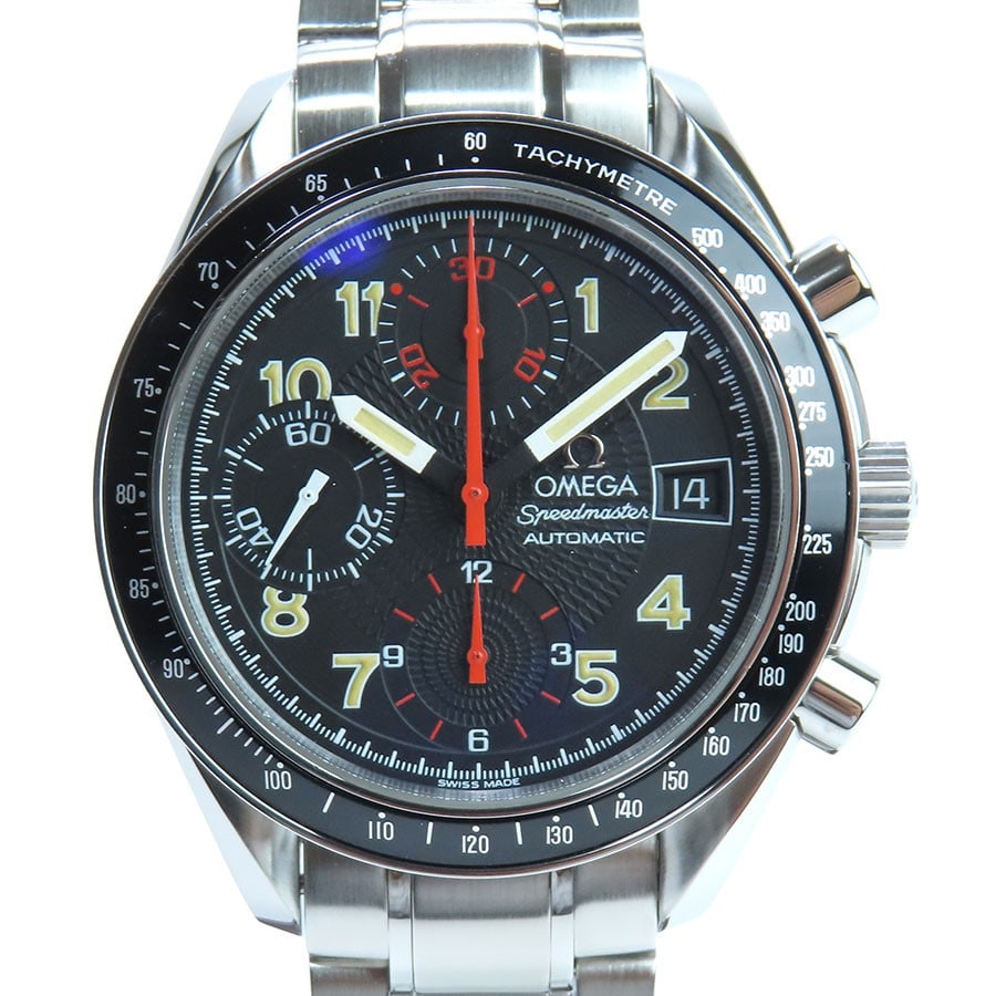 OMEGA Speedmaster Mark 40 Automatic Steel Wristwatch 3513.53: OMEGA Speedmaster Mark 40 Automatic Steel Wristwatch 3513.53 This OMEGA Speedmaster Mark 40 men's wristwatch, model 3513.53, features a stainless steel case and bracelet. It is equipped with automatic