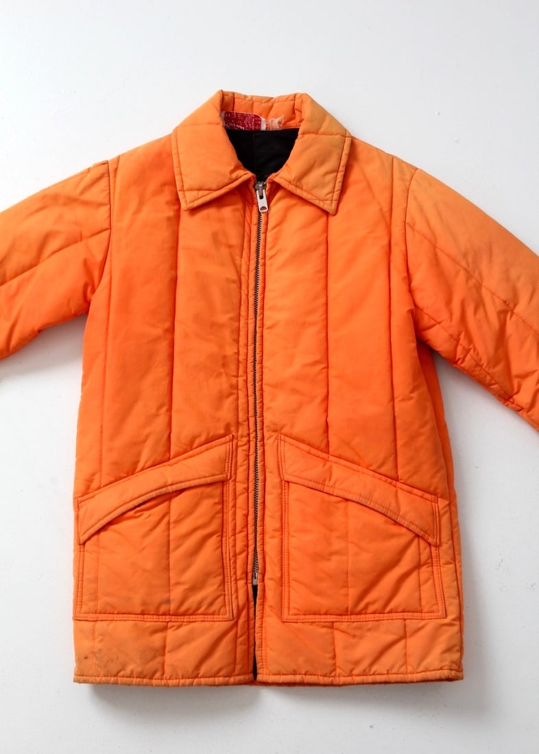 Vintage Samco Thermal-Twins Neon Orange Hunting Jacket (1 of 1)