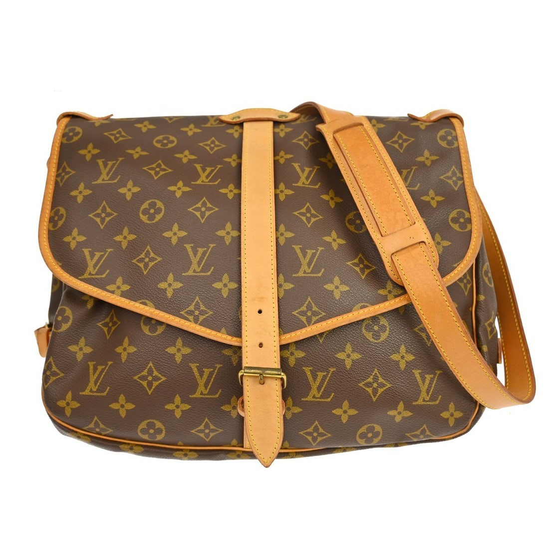 Louis Vuitton Saumur 35 Monogram Crossbody Shoulder Bag (1 of 15)