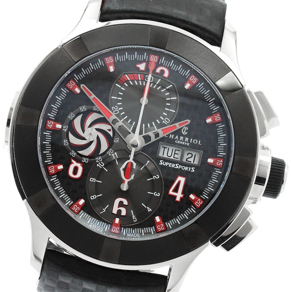 CHARRIOL Gran Celtica automatic chronograph day-date men's wristwatch (1 of 6)
