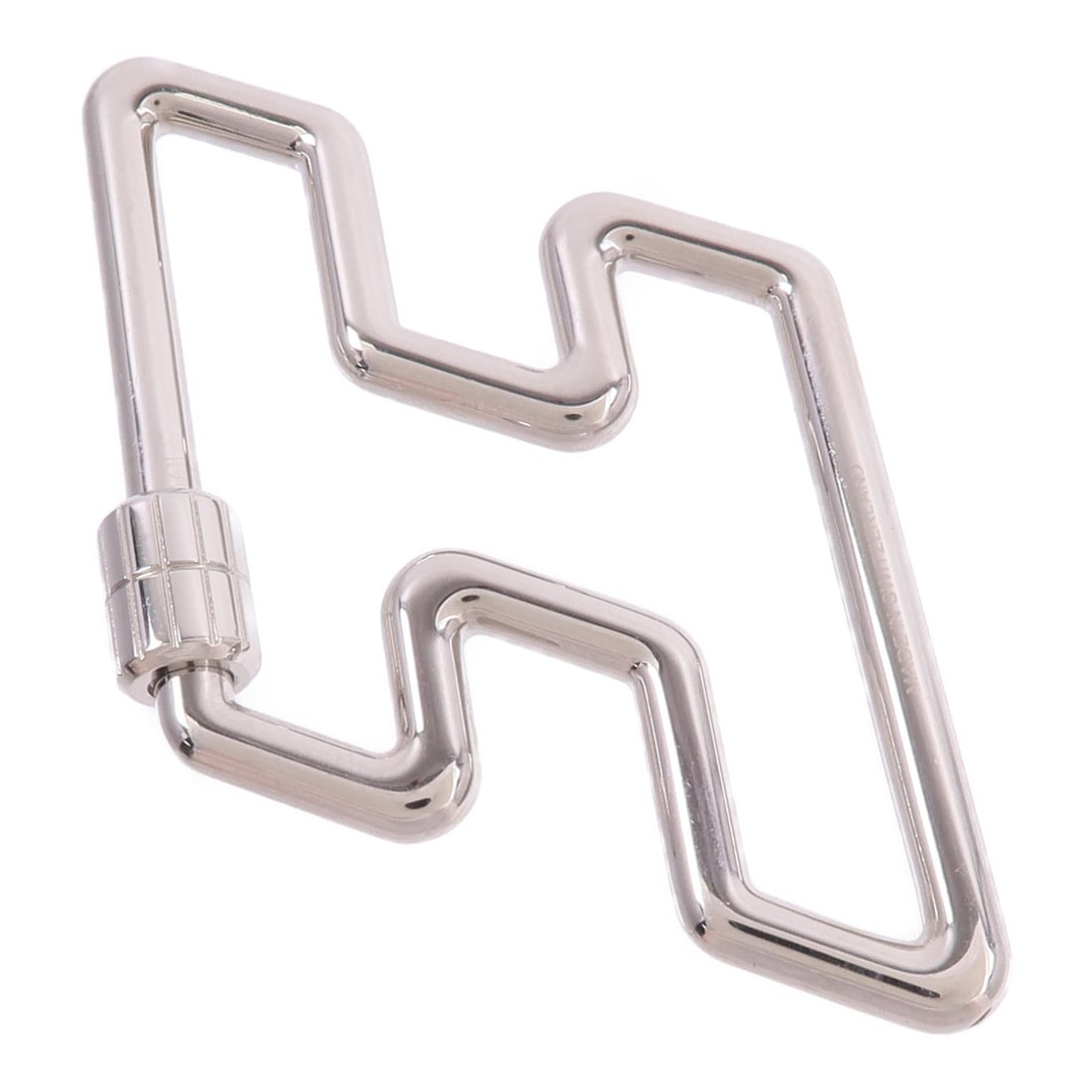 Hermes H Too Speed silver metal key ring (1 of 8)