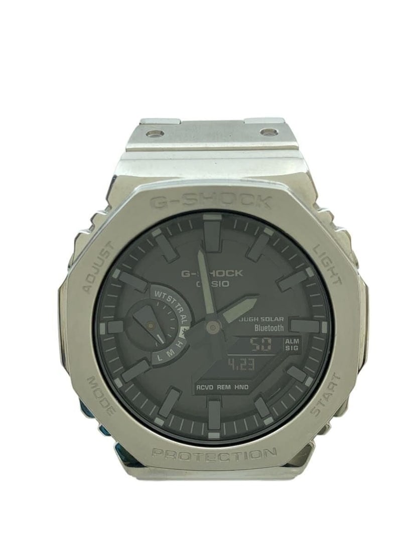 Casio G Shock GM B2100D 1AJF Solar Metal Men's Wristwatch: Casio G Shock GM B2100D 1AJF Solar Metal Men's Wristwatch This CASIO G-SHOCK 2100 Series Metal Model Solar GM-B2100D-1AJF is a men's wristwatch designed in Japan. It features a robust metal case and s
