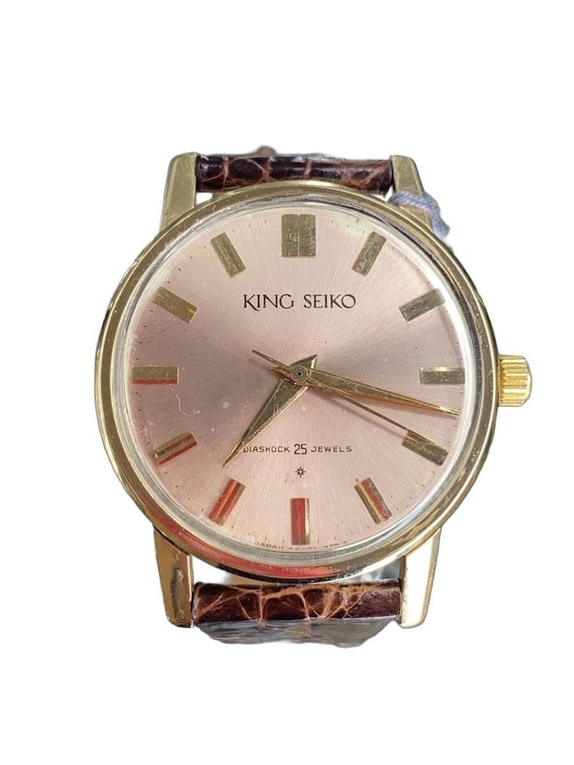 Seiko King Seiko 1st Brown Stainless Steel Wristwatch (1 of 9)
