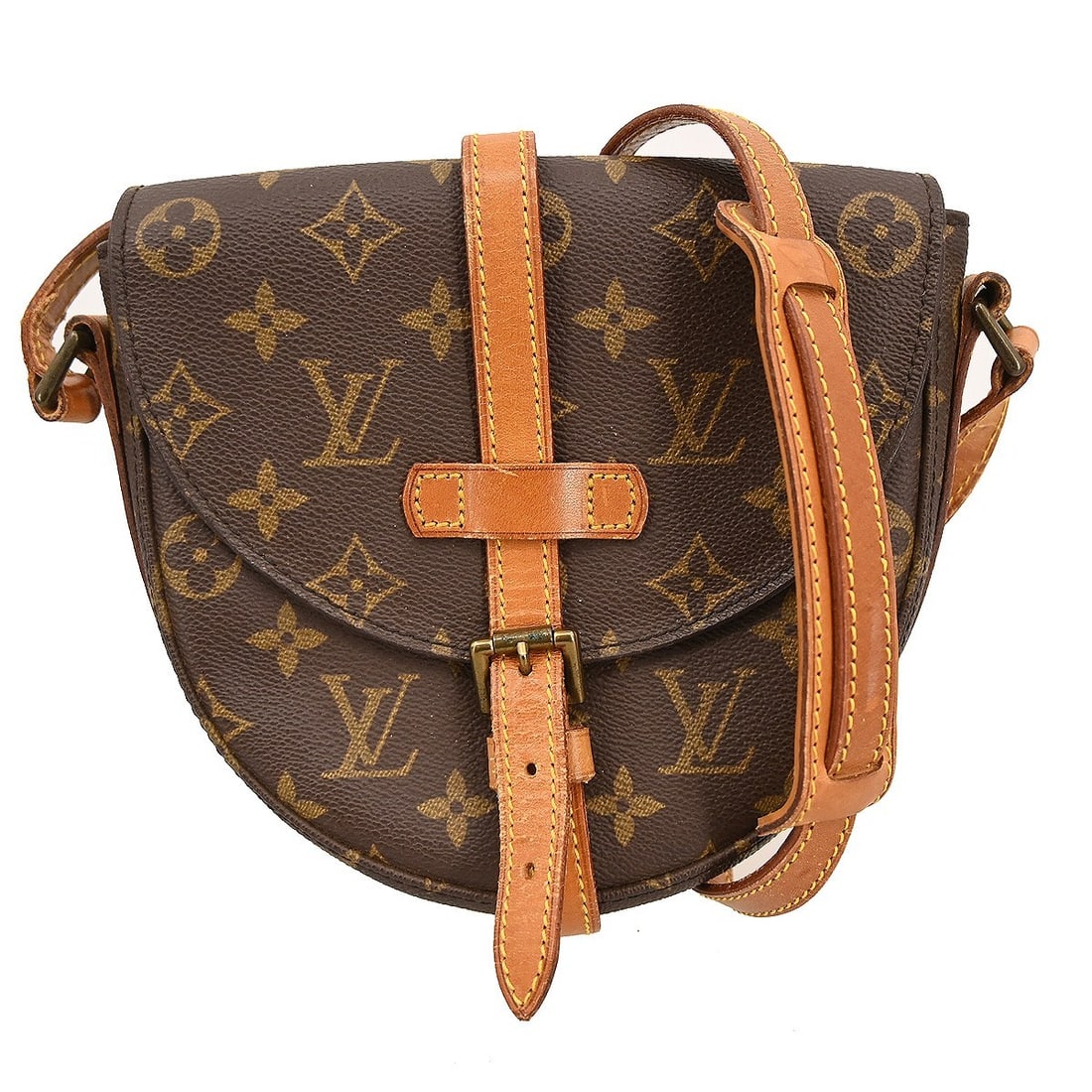 Louis Vuitton Chantilly PM Monogram Shoulder Bag: Louis Vuitton Chantilly PM Monogram Shoulder Bag This Louis Vuitton Monogram Chantilly PM is a small shoulder bag crafted from brown monogram canvas leather with a classic flap closure. Designed for c