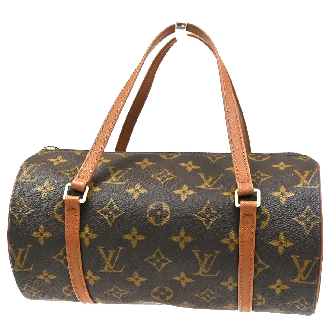 Louis Vuitton Monogram Canvas Papillon Brown Handbag: Louis Vuitton Monogram Canvas Papillon Brown Handbag This Louis Vuitton Papillon handbag features the iconic monogram canvas in a classic brown color. Designed for women, it offers a compact and