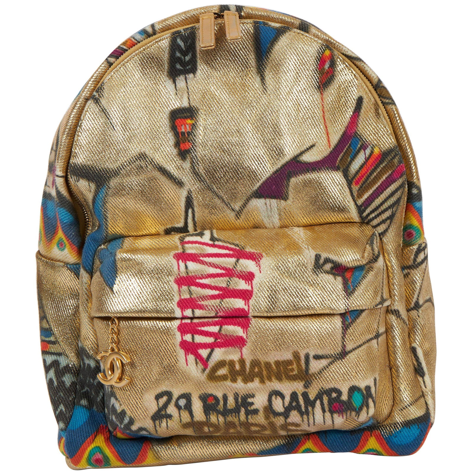 Chanel Limited Edition Graffiti Backpack Collection 28 with Authenticity (1 of 5)