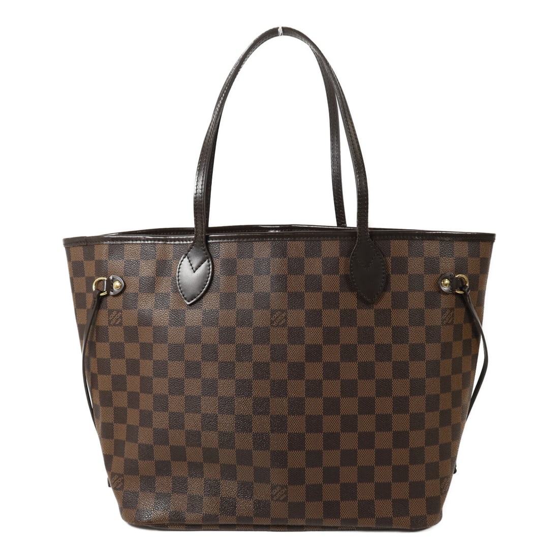 Louis Vuitton Damier Brown Neverfull MM Tote Bag GHW N51105 (1 of 17)