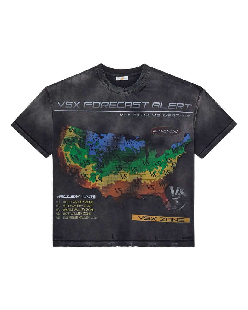 Vale Weatherman Black Extra Large Tee: Vale Weatherman Black Extra Large Tee This Vale Weatherman Black Tee is a comfortable and stylish t-shirt, designed in a classic black color. It is available in an extra large size, making it a versat