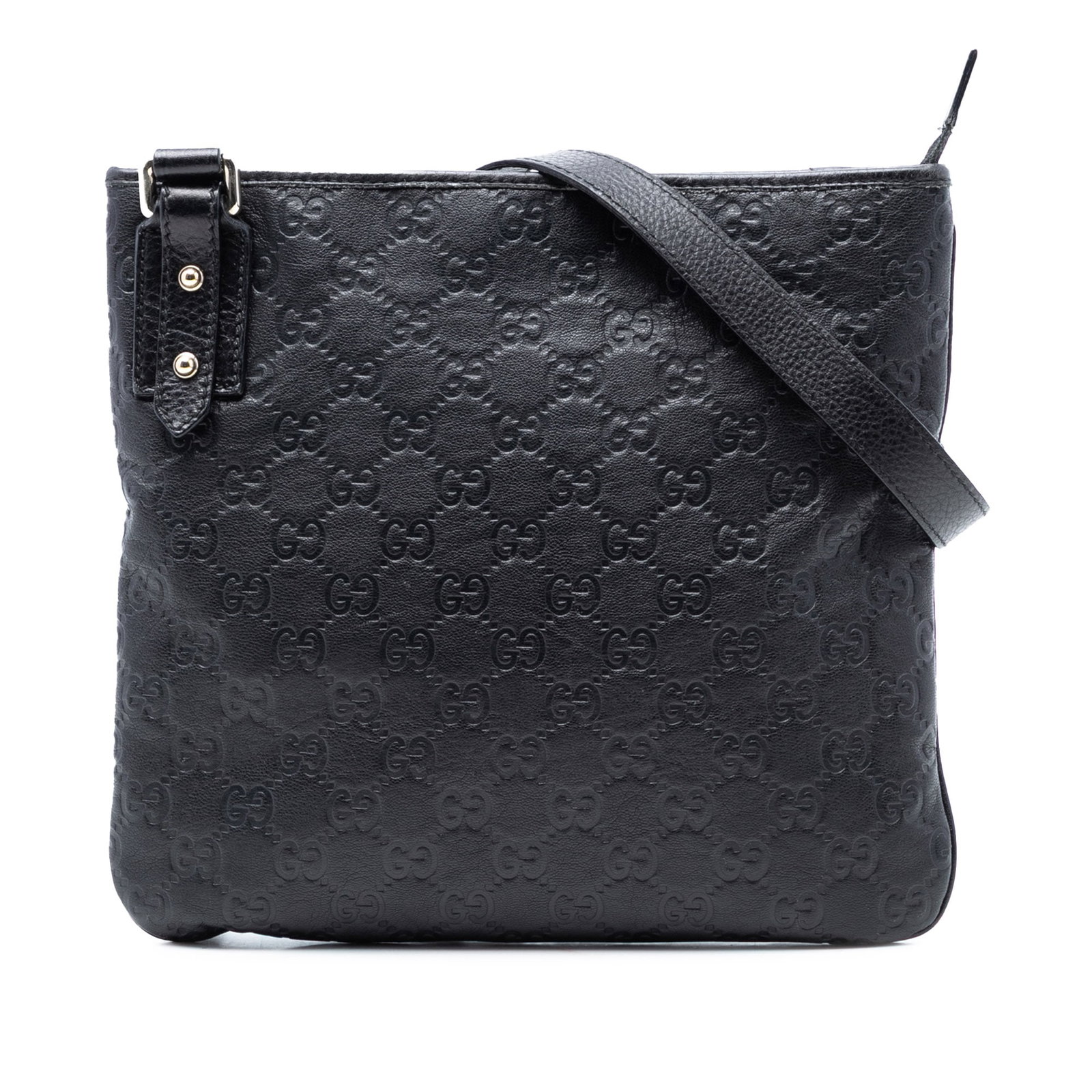 Gucci Guccissima black leather crossbody bag (1 of 7)