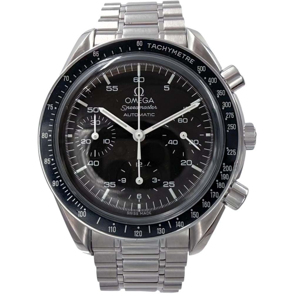 Omega Speedmaster 3510.50 Automatic Chronograph Steel Men's Watch: Omega Speedmaster 3510.50 Automatic Chronograph Steel Men's Watch This Omega Speedmaster 3510.50 is a men's chronograph wristwatch with a classic design. It features a stainless steel case and bracele