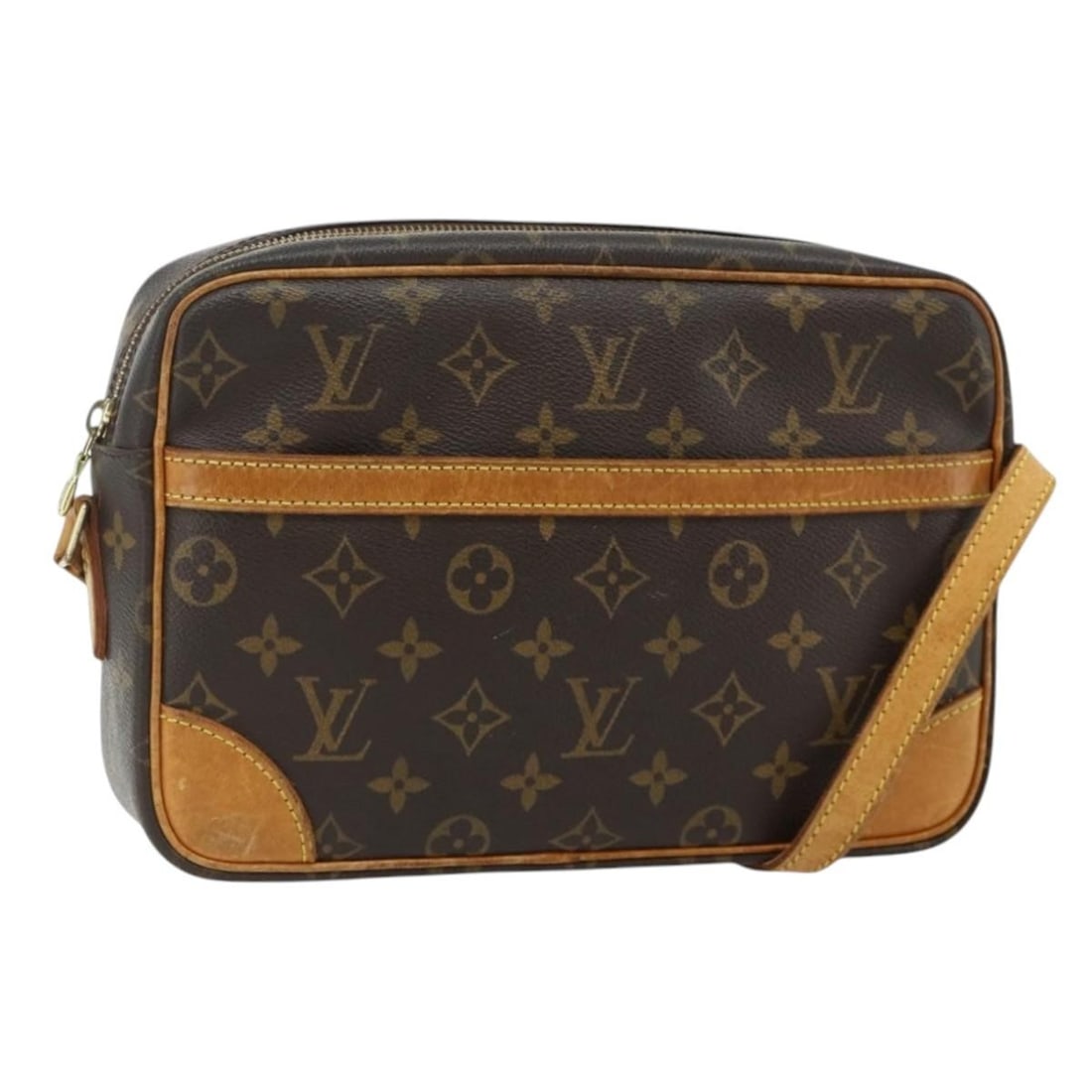 Louis Vuitton Trocadero Monogram Canvas Brown Handbag: Louis Vuitton Trocadero Monogram Canvas Brown Handbag This Louis Vuitton Trocadero handbag features the iconic monogram canvas in brown, designed for women. The bag is crafted in France and showcases 