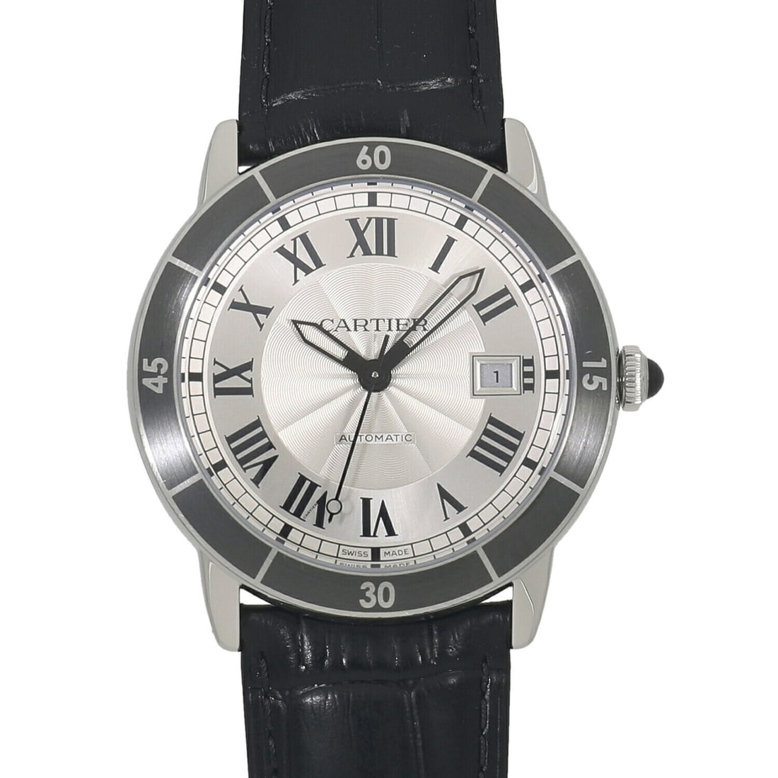 Cartier Ronde Croisiere Stainless Steel Automatic Wristwatch WSRN0002: Cartier Ronde Croisiere Stainless Steel Automatic Wristwatch WSRN0002 This Cartier Ronde Croisiere WSRN0002 men's wristwatch features a stainless steel case with a silver dial and automatic movement. 