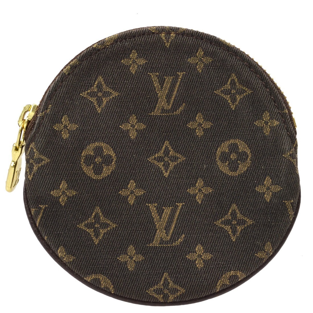 Louis Vuitton Monogram Coin Case M95232 Zip-Around Brown Canvas: Louis Vuitton Monogram Coin Case M95232 Zip-Around Brown Canvas The Louis Vuitton Monogram Porte Monnaie Rond Coin Case is a stylish and functional accessory, perfect for keeping your coins organized.