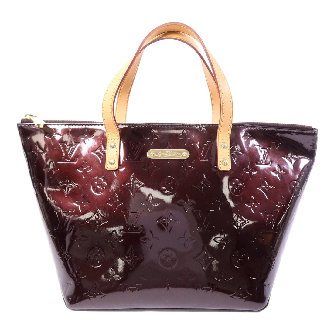 Louis Vuitton Bellevue PM Monogram Vernis Brown Handbag GHW (1 of 14)