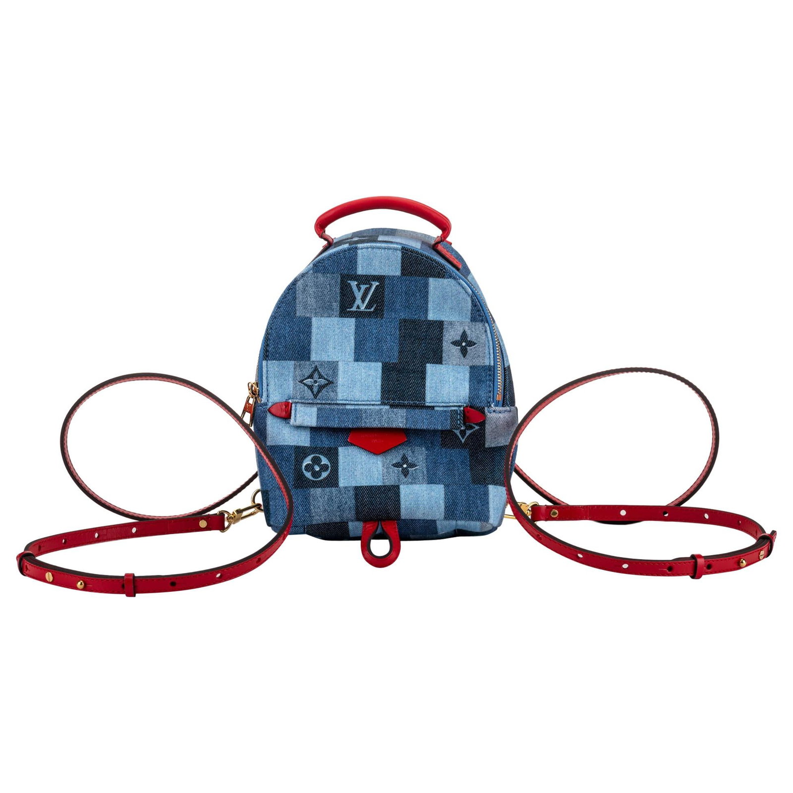 Louis Vuitton Limited Edition Monogram Denim Mini Backpack Bag (1 of 6)
