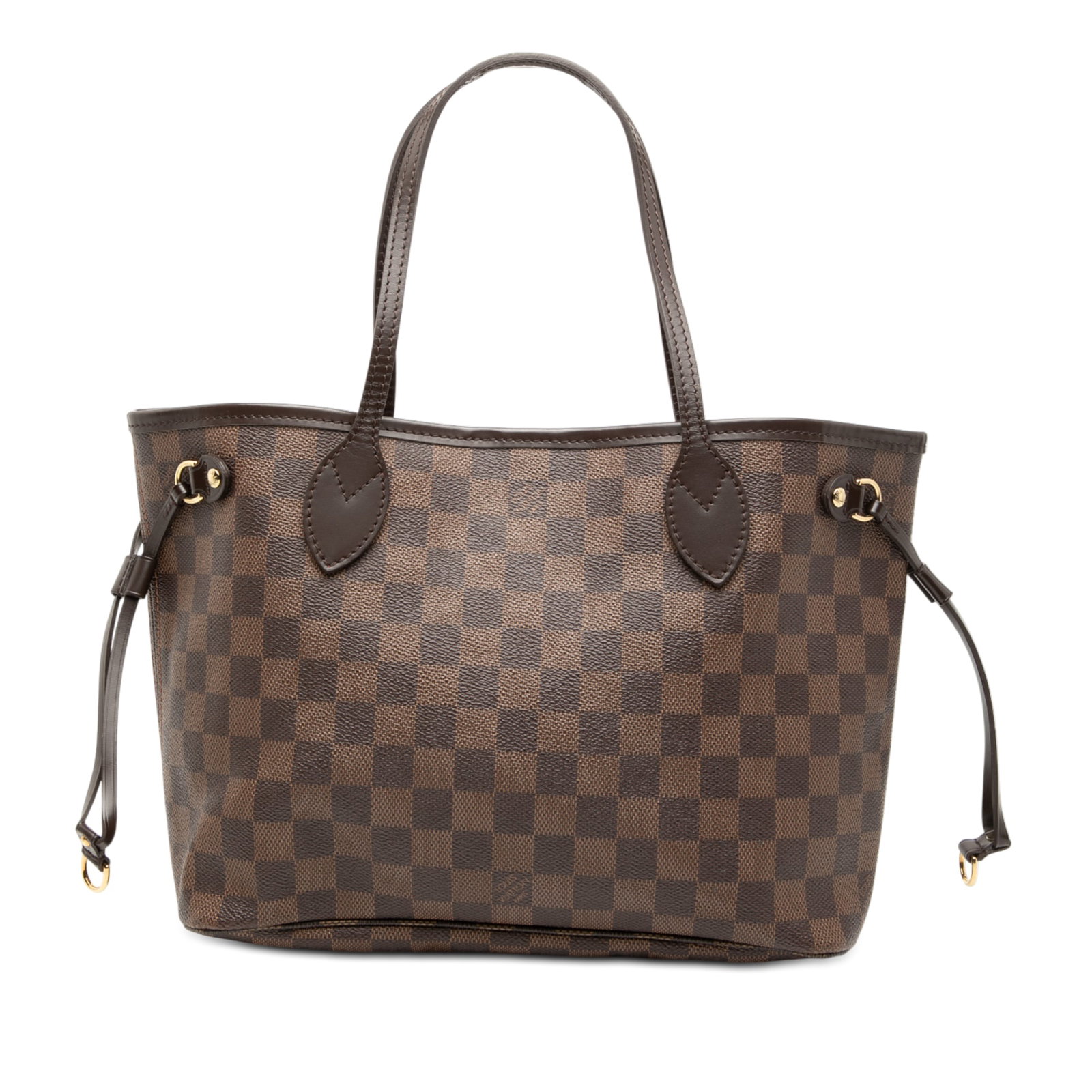 Louis Vuitton Neverfull PM Damier Ebene Brown Tote Bag (1 of 7)